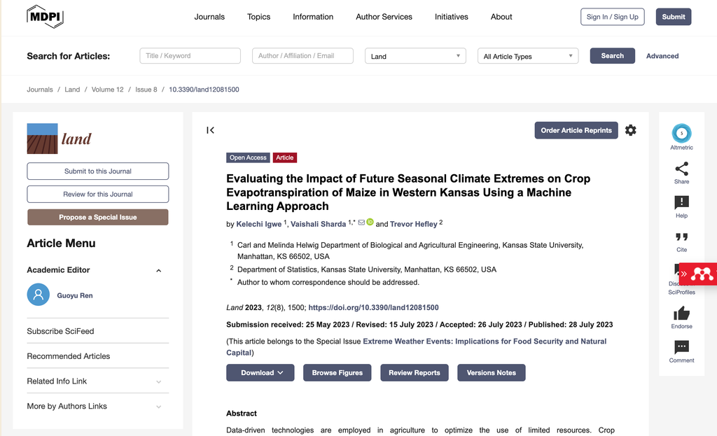 Evaluating the Impact of Future Seasonal Climate Extremes on Crop ...