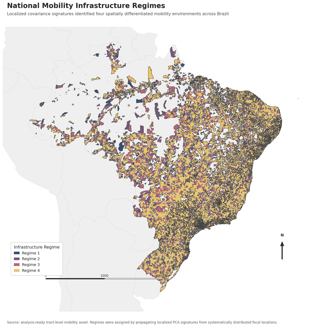 National Mobility Infrastructure Regimes Map - I-GUIDE Platform