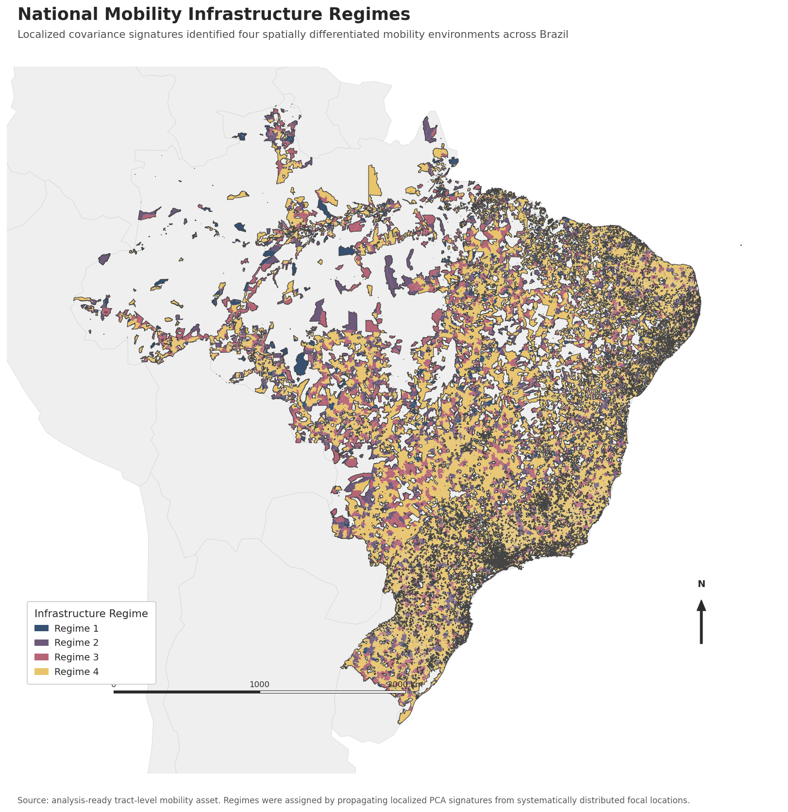 National Mobility Infrastructure Regimes Map - I-GUIDE Platform
